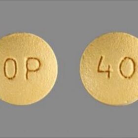 Oxycodone 60mg OP40, yellow